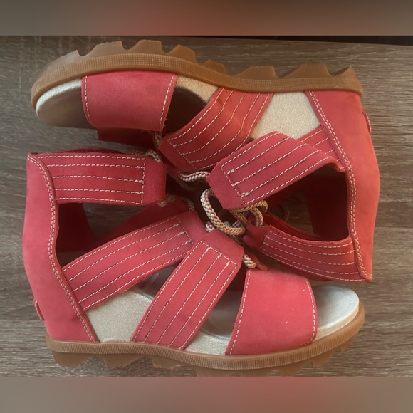 Sorel wedge sandals, women’s size 8 - Picture 1 of 6